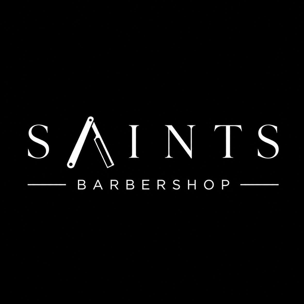 Saints Barbershop logo